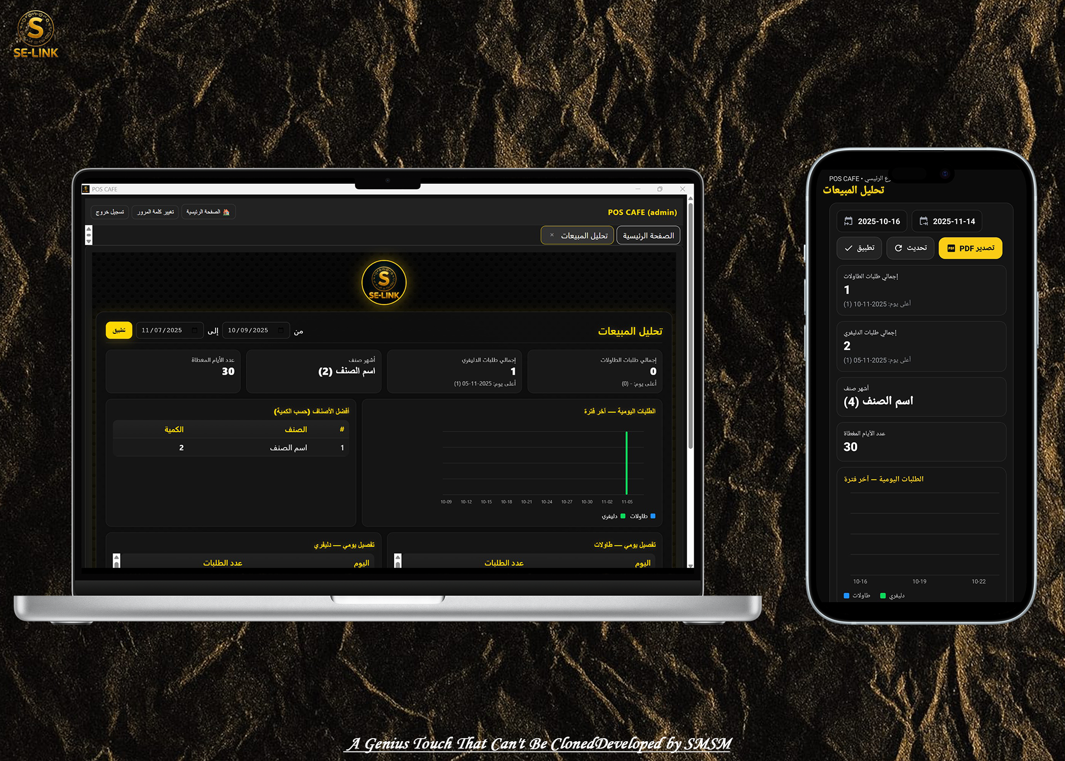 شاشة التحليلات